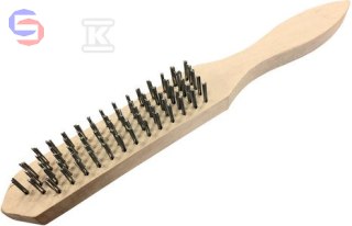 AGAM Szczotka ręczna druciana stalowa 0.28x0.04x0.035m 0.1kg