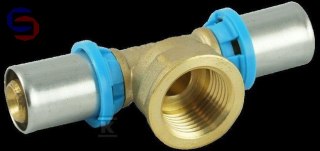 VESBO VPremium Trójnik TH-U GW 16mm x 1/2" multipress