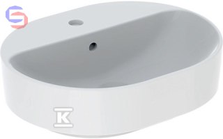 Geberit Variform Umywalka ceramiczna eliptyczna B50xH15.8xT40 cm