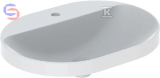 Geberit Variform Umywalka wpuszczana eliptyczna B60xH17.8xT45 cm