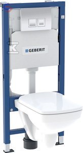 Geberit Selnova Square Compact Zestaw stelażowy Duofix Basic 0.59x0.53x1.14m 36kg
