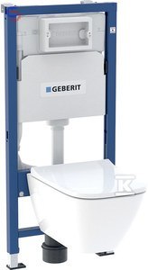 Geberit Duofix Basic Smyle Square Stelaż podtynkowy 0.53x0.4x1.14m 37.5kg