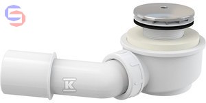 ALCA A471CR-50 Zestaw odpływowy brodzikowy chrom 170x100x170mm