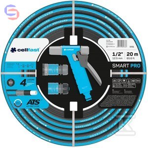 CELLFAST SMART Zestaw 20mb 1/2" Wąż Ogrodowy + Akcesoria