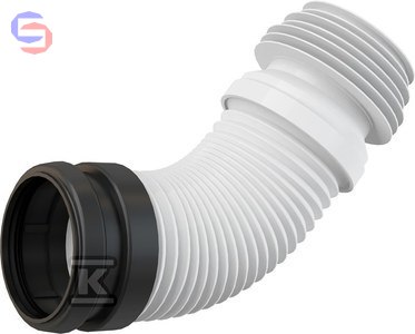 ALCA Kolano odpływu DN90/110 FLEXI M9006 0,12x0,12x0,25m 0,43kg