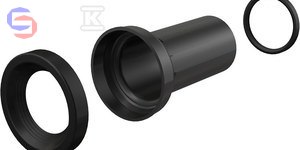 ALCA Rura odpływowa M902 130x130x200mm 0,33kg z uszczelkami