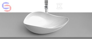 ROCA Ohtake Umywalka Nablatowa 54x37,5x18,5 cm Biała