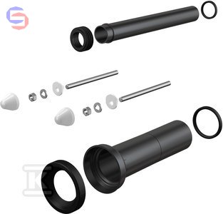 ALCA Zestaw podłączeniowy przedłużacz WC dla niepełnosprawnych 0.13x0.13x0.34m 1.03kg