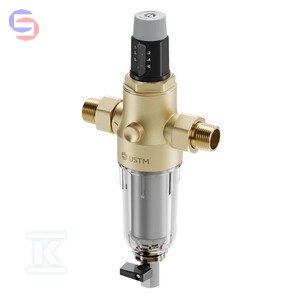 USTM MINIAQWELL Filtr samopłuczący 1"/3/4" z reduktorem ciśnienia 3.3kg