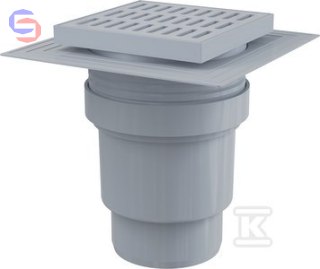 ALCA KRAT.150×150/110 PION.SZARA 2 POZI.IZOL syfon mokry APV11