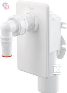 ALCA Syfon pralkowy podtynkowy biały APS4 0,39x0,24x0,59m