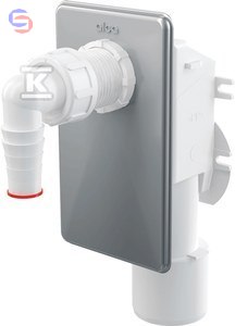 ALCA APS3 Syfon pralkowy podtynkowy nierdzewny 0,39x0,24x0,59m