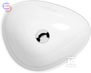 CERSANIT MODUO 45 Umywalka nablatowa nieregularna 44x36x15cm 7kg