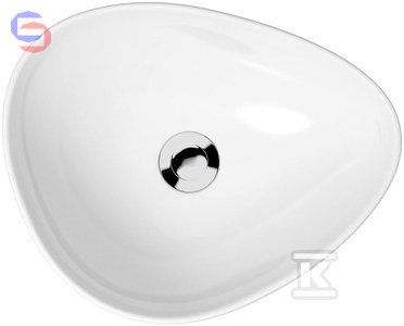 CERSANIT MODUO 45 Umywalka nablatowa nieregularna 44x36x15cm 7kg