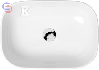 CERSANIT MODUO 50 Umywalka nablatowa prostokątna 50x36 cm