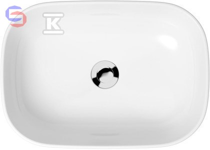 CERSANIT MODUO 50 Umywalka nablatowa prostokątna 50x36 cm