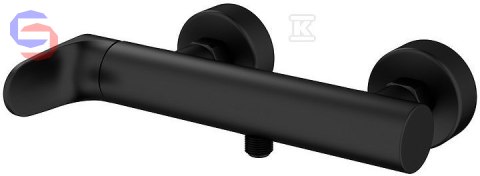 CERSANIT INVERTO Bateria natryskowa ścienna 1 uchwyt czarny + złoty uchwyt 0.25x0.16x0.04m 1.77kg