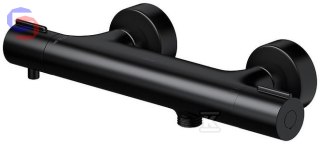 CERSANIT VIRGO Bateria natryskowa termostatyczna ścienna czarna S951-580