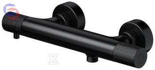 CERSANIT Zen Bateria natryskowa termostatyczna ścienna czarna 2.1kg
