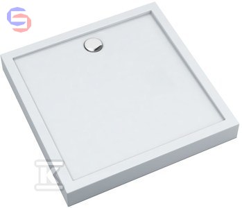 BRODZ.SMOOTH WHITE 80X80X12 COMPETIA NEW SCHEDPOL
