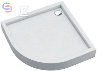 BRODZ.WHITE STONE 90X90X16 R55 MEDIUM SCHEDPOL