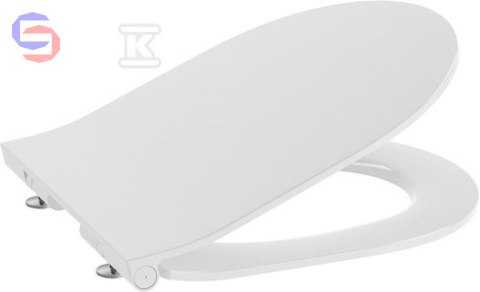 ROCA GAP Round Compacto Slim Deska WC Wolnoopadająca Duroplast 0,04x0,36x0,4m