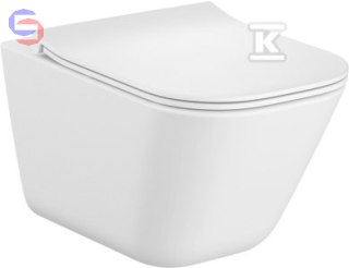 ROCA GAP Square Rimless Miska WC podwieszana 34x35x54cm duroplast