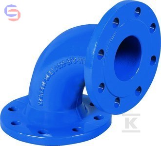 BOHAMET-ARMATURA Kolano kołnierzowe Q DN150 PN10 GJL żeliwo szare