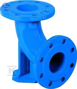 BOHAMET-ARMATURA Kolano stopowe N DN80 PN16 GJS żeliwo sfero