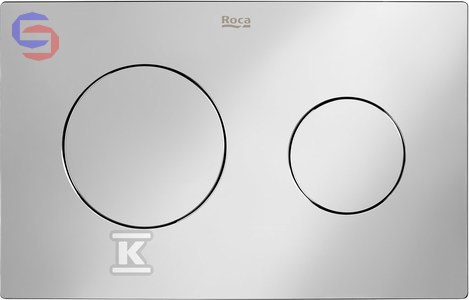 ROCA PL10 Przycisk podwójny chrom 275x180x55mm 0,53kg