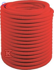 KAN-therm UH ACCESSORIES Rura osłonowa karbowana czerwona 16-18 mm zwój 50 m