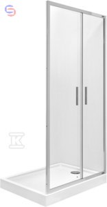 TOWN NEW 2P BIFOLD 800X1950MM ROCA