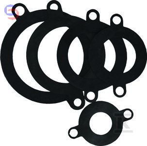 BOHAMET-ARMATURA Uszczelka gumowa płaska DN100 155x155x10mm 0,05kg