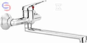 BATERIA LOBO CHROM ZLEWOZMYWAKOWA ŚCIEN DEANTE