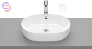 ROCA GAP Umywalka nablatowa owalna 55x39 cm bez otworu