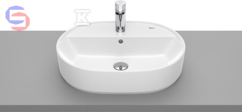 ROCA GAP Umywalka nablatowa owalna 55x40 cm z otworem na baterię