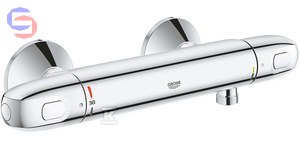 GROHE GROHTHERM 1000 Termostatyczna bateria prysznicowa chrom 0,08x0,15x0,39m 2,5kg