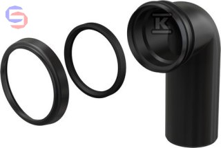 ALCA Kolano odpływu komplet DN90/90 M908 0,3kg