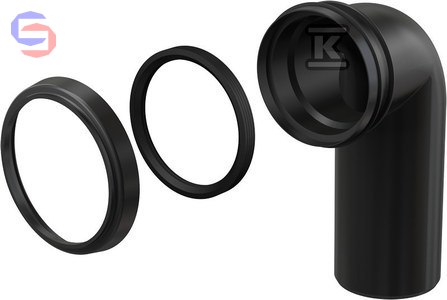 ALCA Kolano odpływu komplet DN90/90 M908 0,3kg