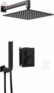 KOMPLET PODTYNKOWY NATRYSKOWY NERO Z BOX DEANTE