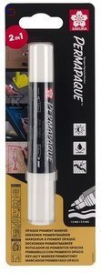 SAKURA Permapaque Dual Point Marker biały 0,02x0,07x0,21m