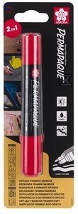 SAKURA Permapaque Dual Point Marker czerwony 0,02x0,07x0,21m