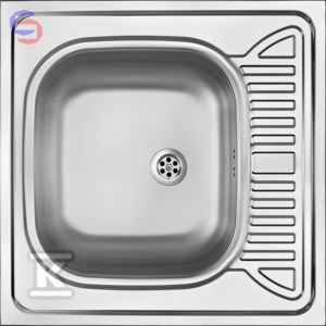 DEANTE Tango Zlewozmywak stalowy 1-komorowy 600x600x165 mm satyna