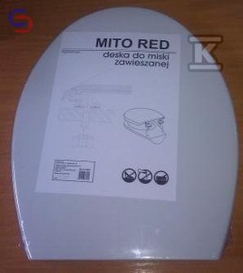 DESKA MITO RED DO MISKI ZAW POLIPROPYLEN MITO by Cersanit
