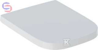 Geberit Selnova Square Deska WC wolnoopadająca 46x37 cm metalowe zawiasy