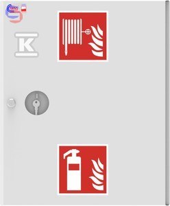GRAS HW-52N-K-20-KO Hydrant wewnętrzny DN52 natynkowy 20m RAL9010