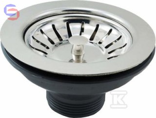 KIELICH Z SITKIEM 3.5" OSPRZ.ZL.GRAN.CHR DEANTE