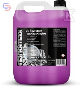 NANOMAX Preparat czyszczący do łazienek i sanitariatów 5L