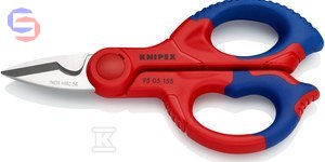 KNIPEX 95 05 155 SB Nożyczki do cięcia kabli 155mm