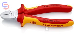 KNIPEX SZCZYPCE 70 06 160 160mm izolowane VDE